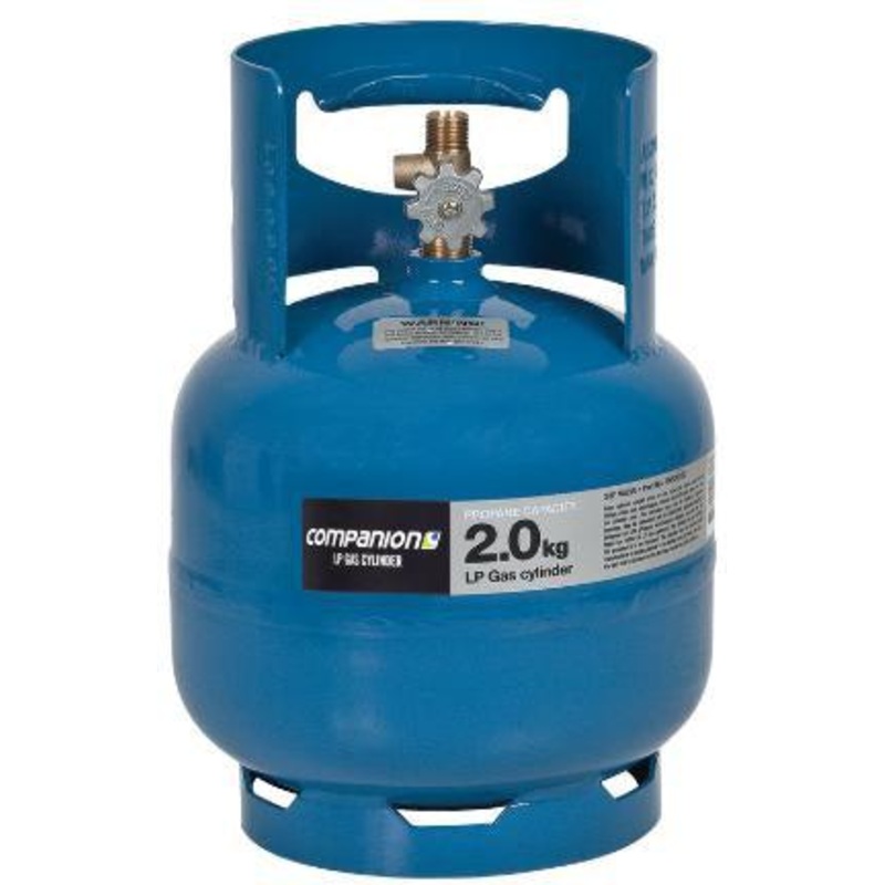 Companion 3/8LH Gas Cylinder 2kg