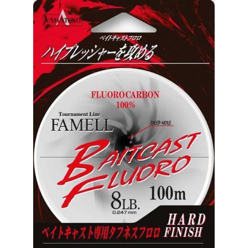 Fluorocarbone YAMATOYO Baitcast Fluoro 100m 10LB