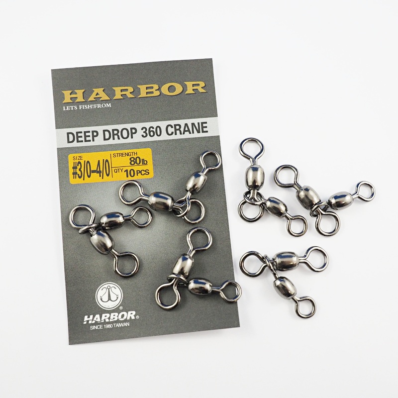 Harbor 360 Crane Swivel 10-pack 1-1/0