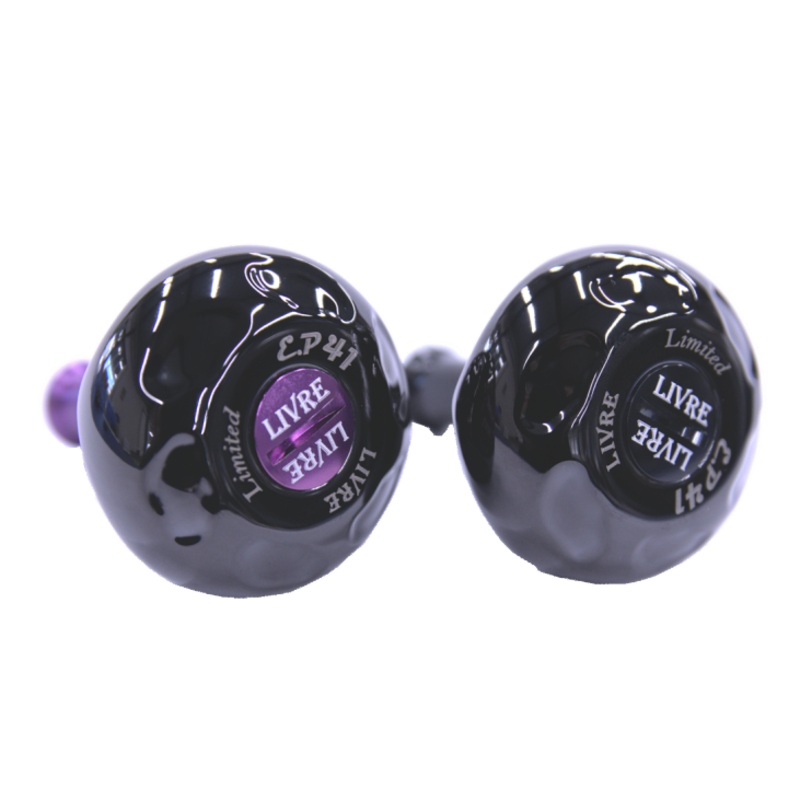 Livre Custom Reel Knob EP41 Special Derivation BLACK & BLACK