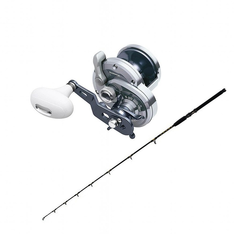Shimano TRINIDAD 16NA (NARROW) REEL with VJ 200G 6’6Inch CHAOS Gold Combo