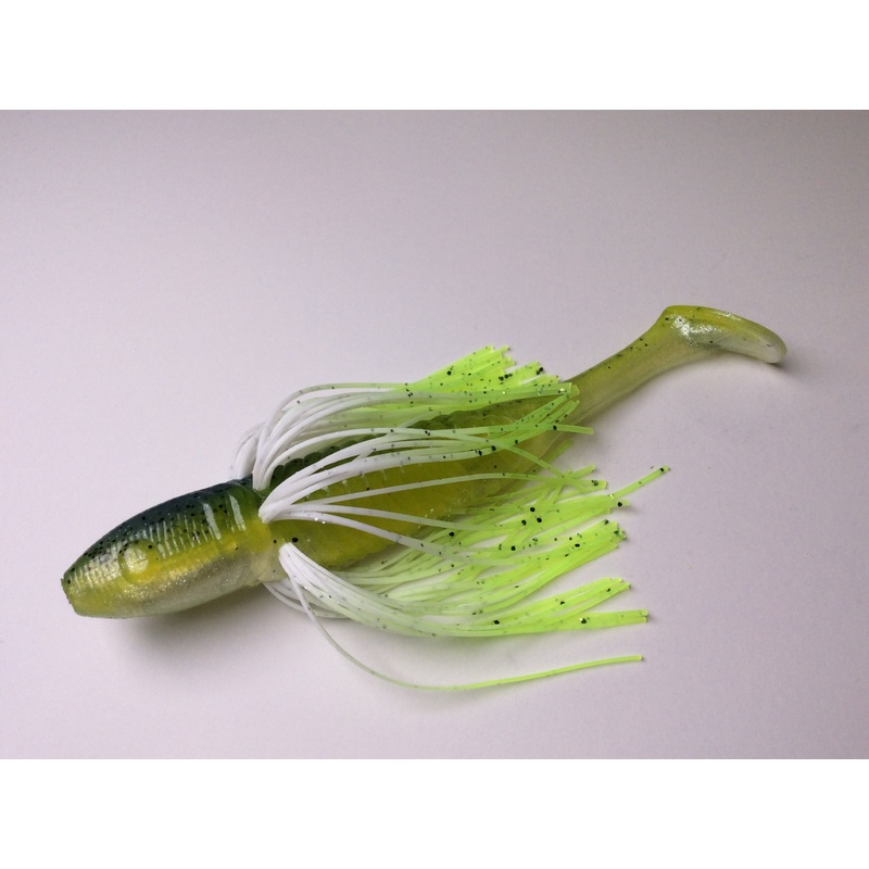 Sow Belly Swimmers Rattl’N 3.5″ Plain Sexy Chartruese Tip