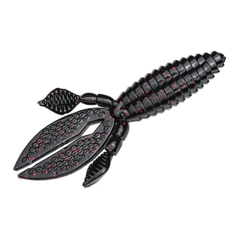 Strike King 4” Rodent Black Neon 6Pk