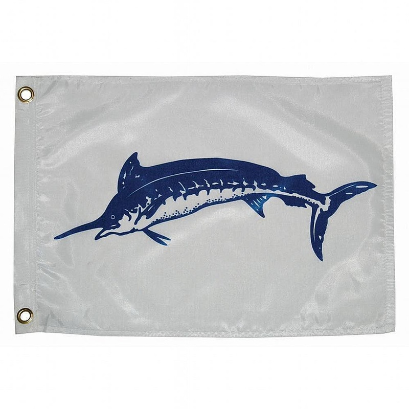 Taylor Made 12″ x 18″ Blue Marlin Flag – 2918