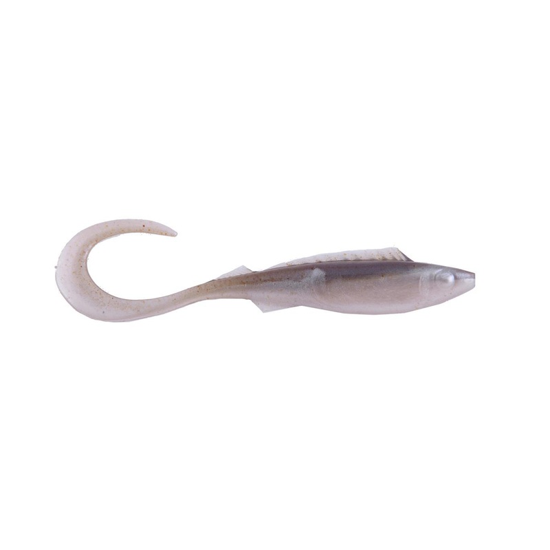 Berkley Powerbait Nemesis Curl Tail Soft Plastic Lure 4in Smelt