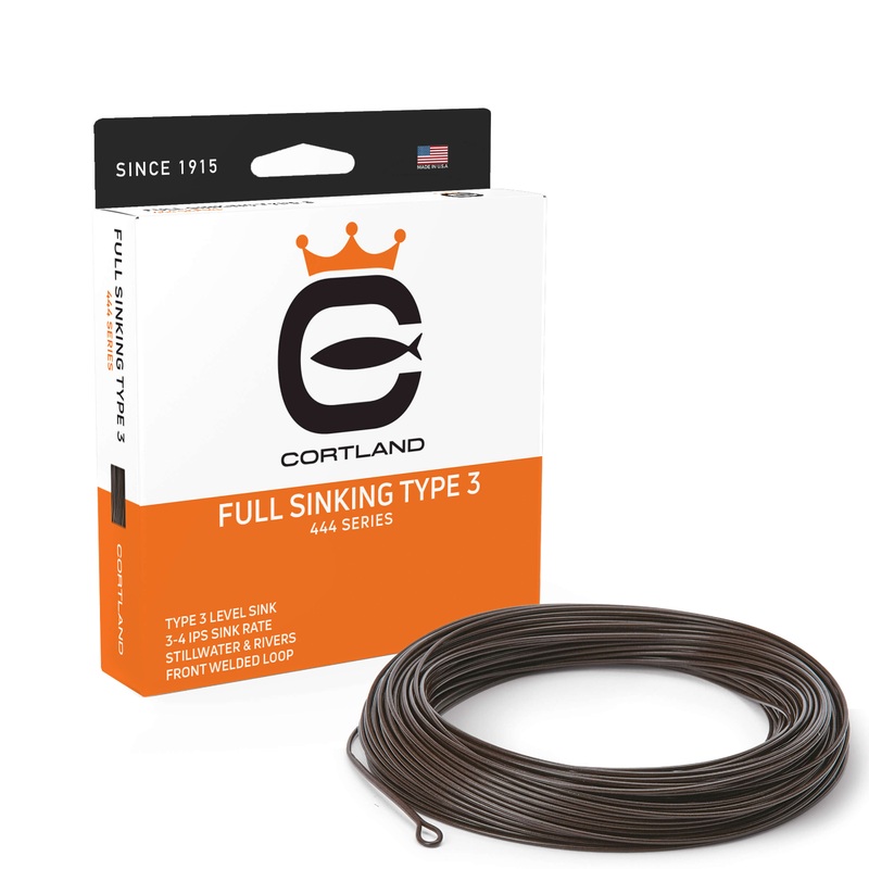 Cortland Full Sinking Type 3 BROWN WF4S
