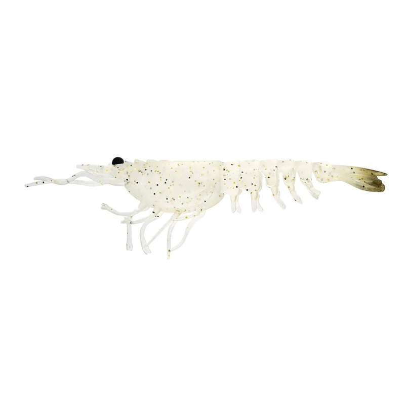 Nomad Live Ops Switcher Shrimp 5 Inch Soft Plastic Lure Black and Gold
