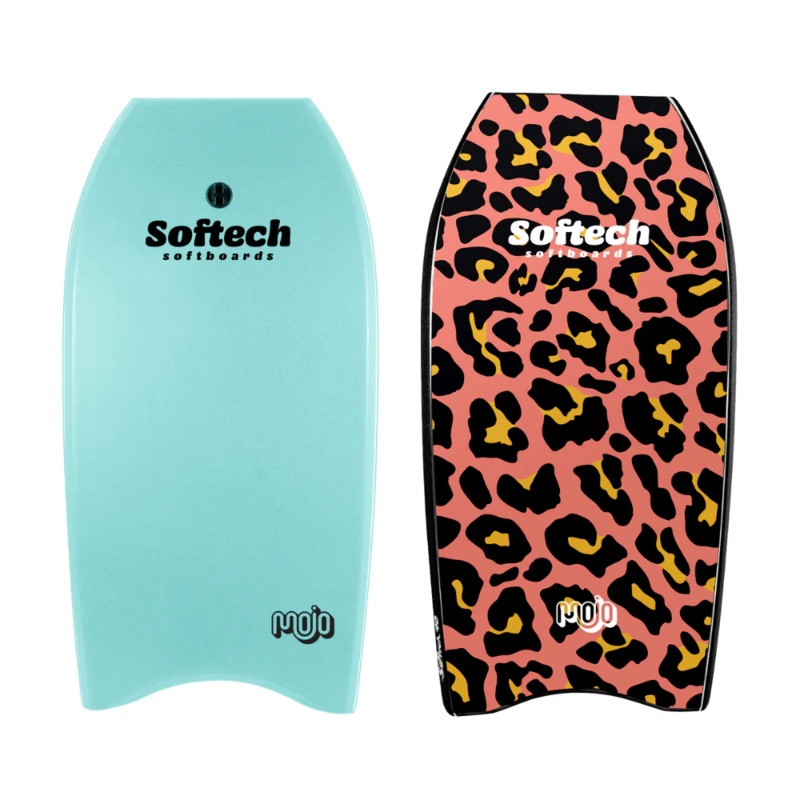 Softech Mojo Bodyboard 36 Seafoam Leopard