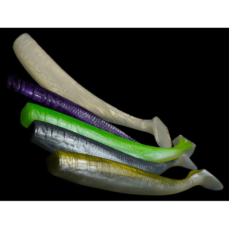 NLBN 8″ Paddle Tail Green Back