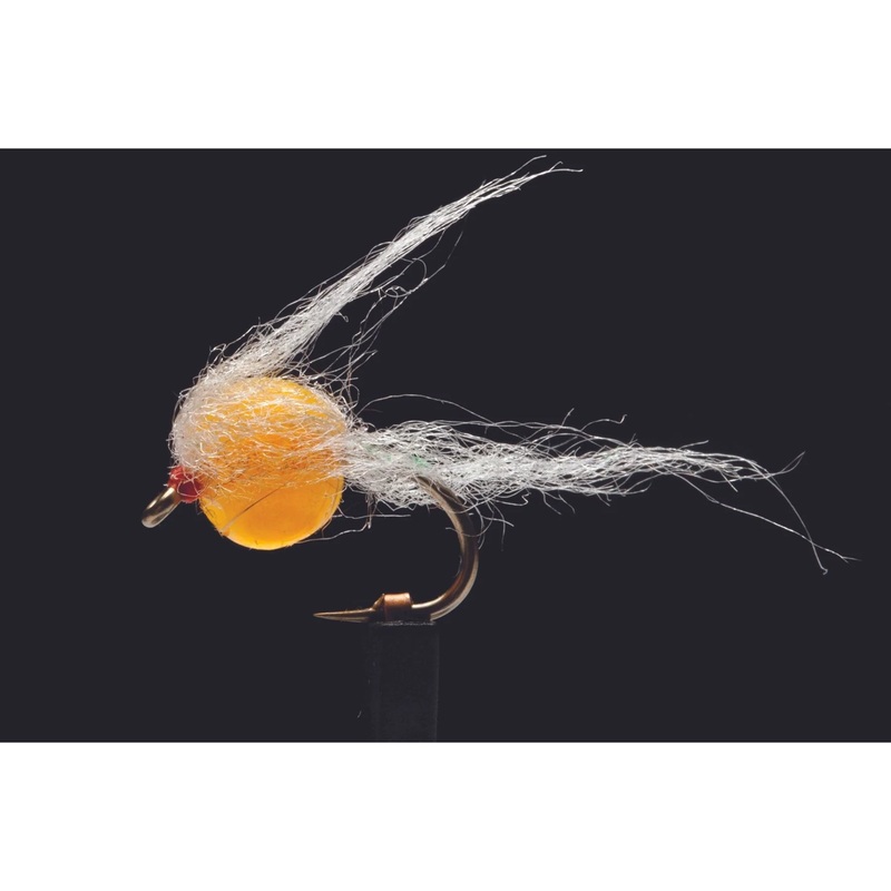 Otter’s Soft Egg Opaque Apricot Freshwater Fly #12