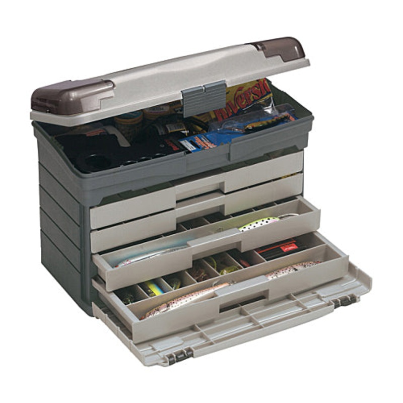 Plano 1561113 757004 Guide Series Draw System Tackle Storage Box – Graphite