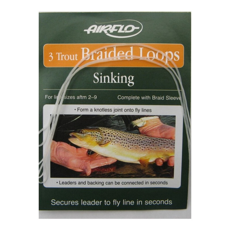 Airflo Braided Loops Trout Sinking 3PK