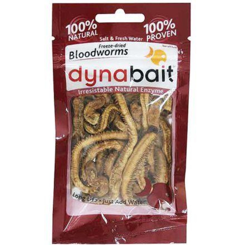Dynabait Freeze Dried Bloodworms 5gm