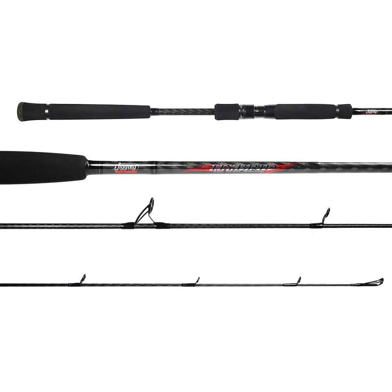 Jigging World Hybrid Nano Carbon Spinning Rods 7’0″ 1-4oz 15-30#