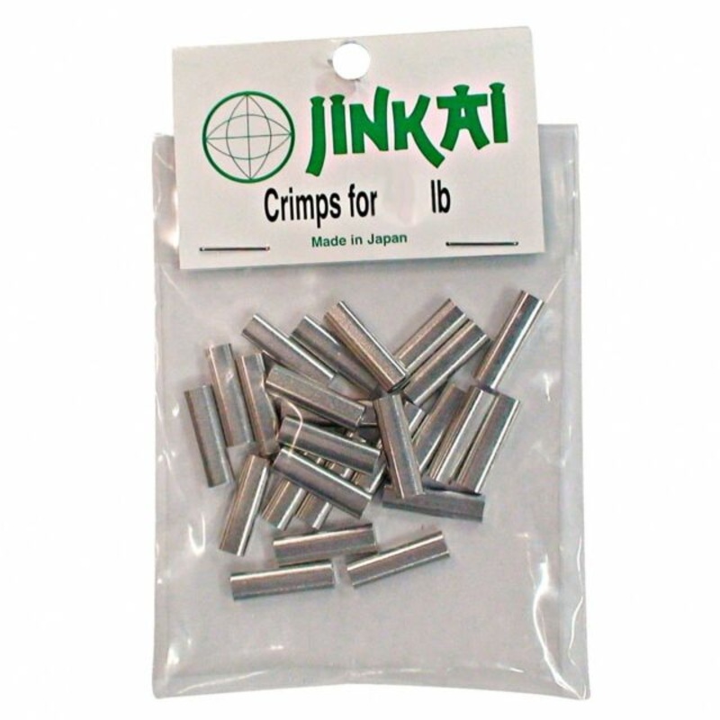 Jinkai Aluminium Mono Crimps 200-250lb Chrome