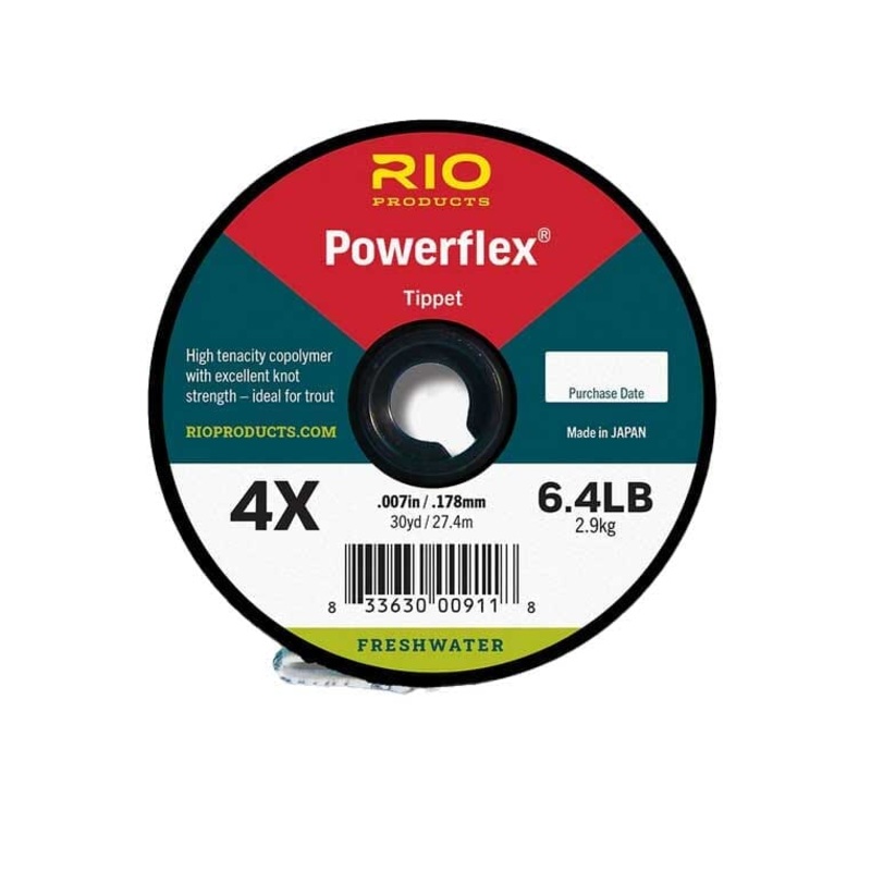 Rio Powerflex Tippet 30yds 0x