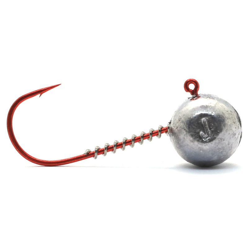 Ttes plombes FUDO AB Red Jig H3/0 4gr (5 pcs)