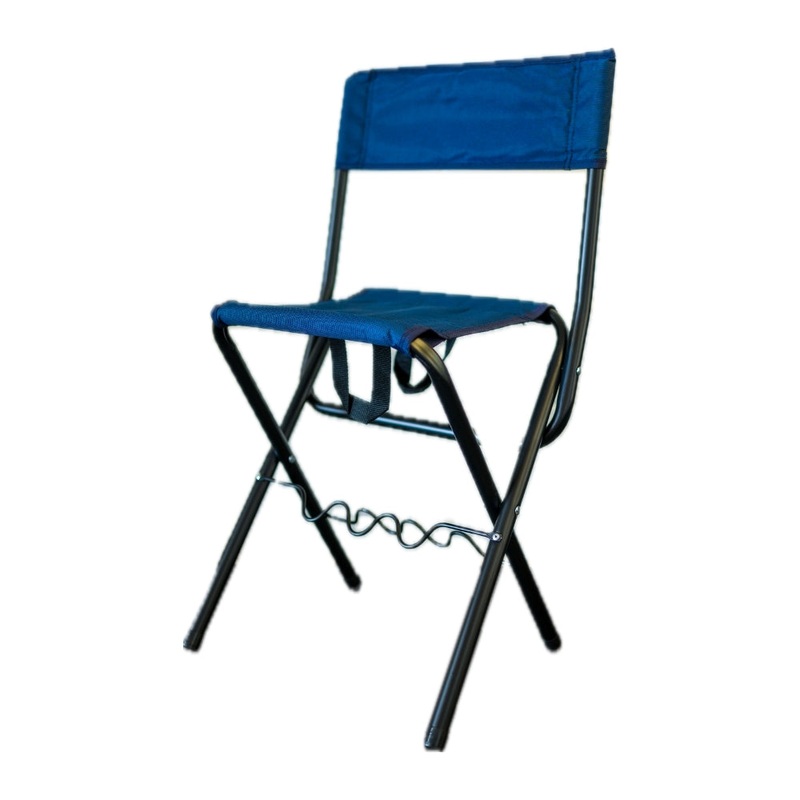 Boss Folding Fishing Chair W/Rod Holder MIXED