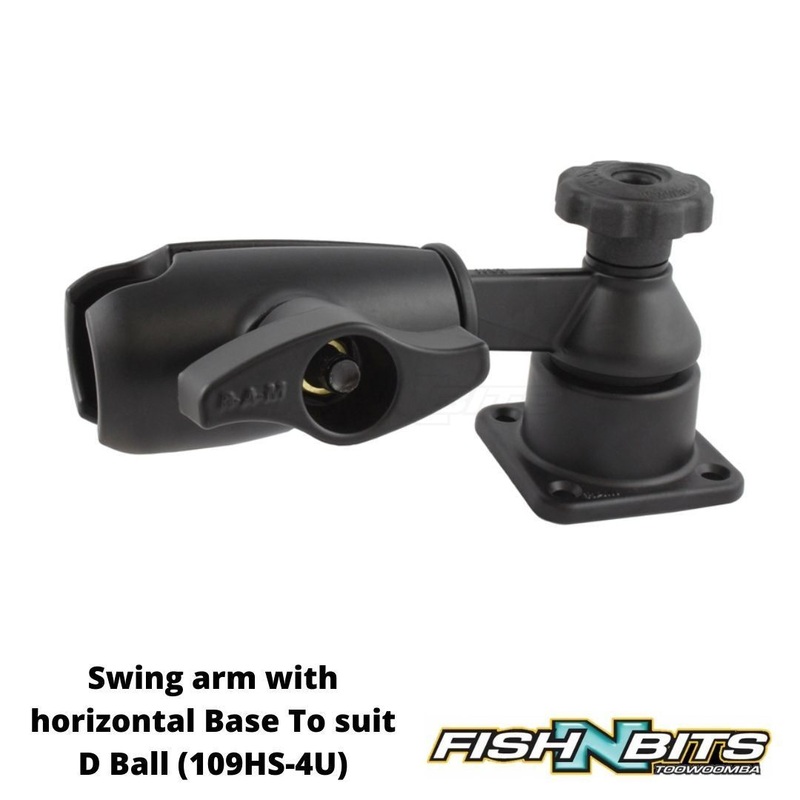 Ram – Swing arm with horizontal Base To suit D Ball (109HS-4U)