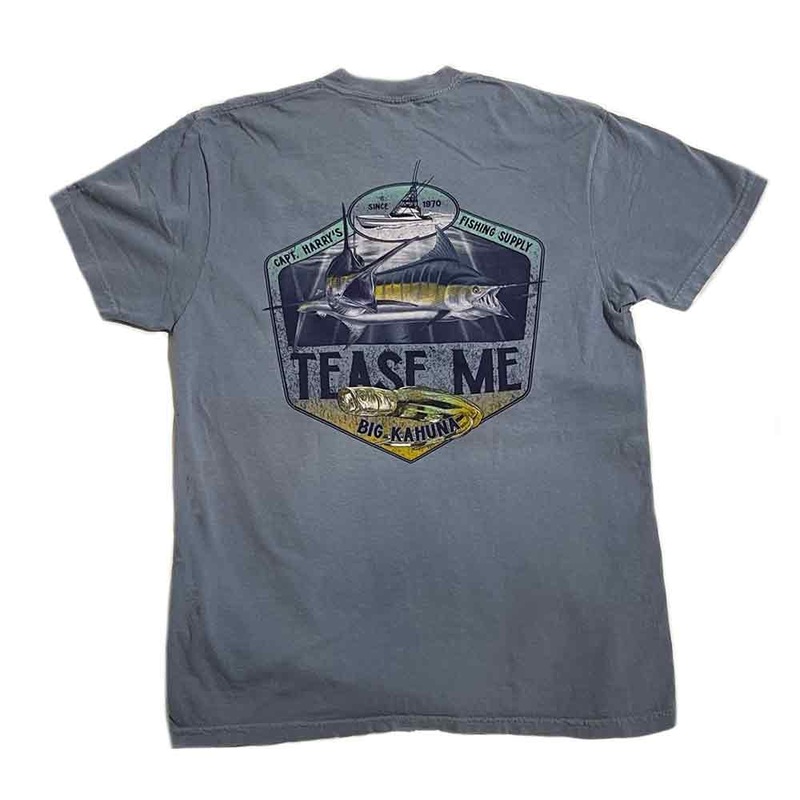 Tease Me Marlin S/S Blue Jean T-Shirt LARGE