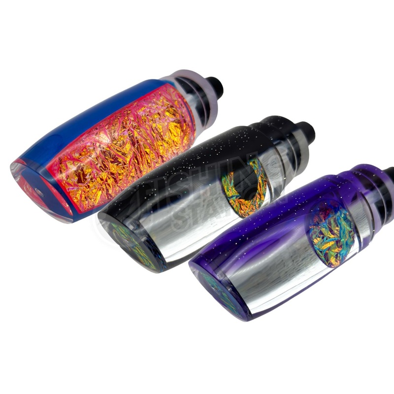 Billmark Lunger Platinum Series Skirted Trolling Lure Purple Gold Foil
