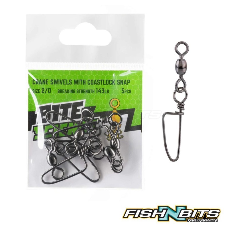 Bite Science – Crane Swivel With Coastlock Snaps 6-44lb