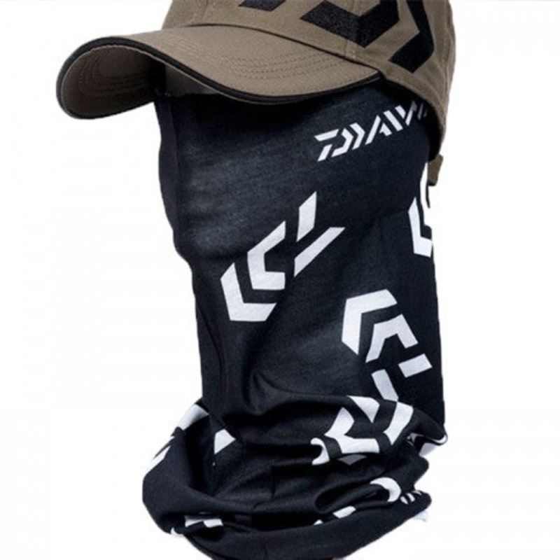 Daiwa Head Sock Face Mask Black & White