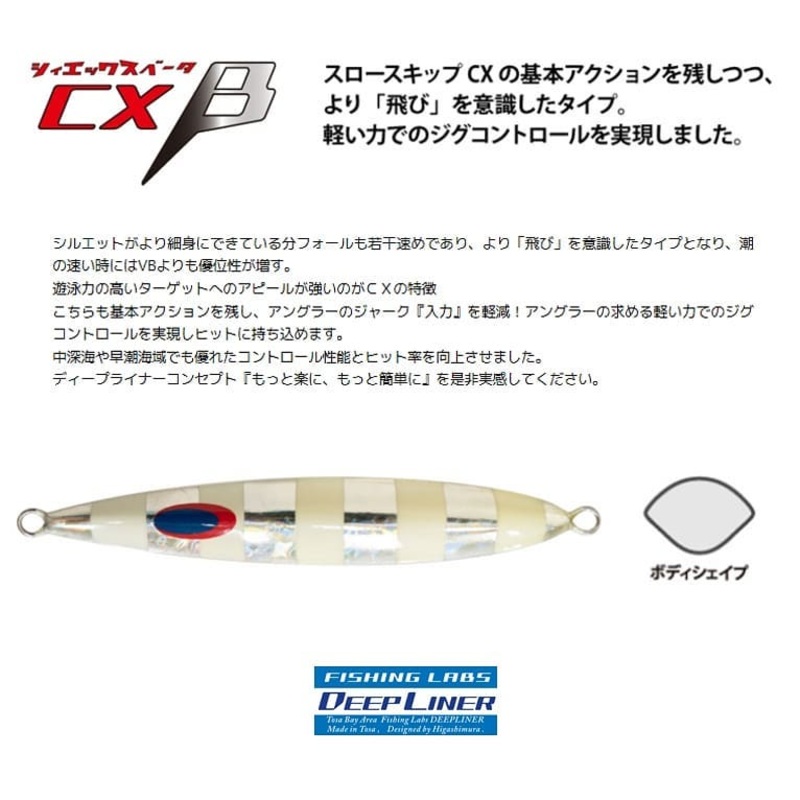 Deepliner Metal Jig CX- 200g No.06 Iwashi