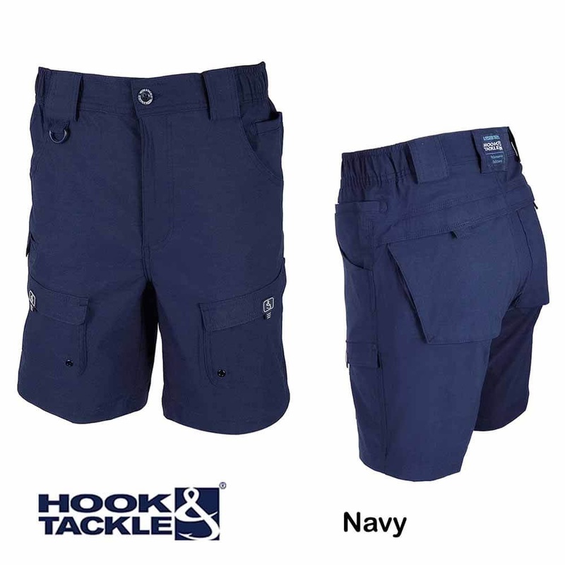 Hook & Tackle Men’s Navy Barrier Reef Shorts 32