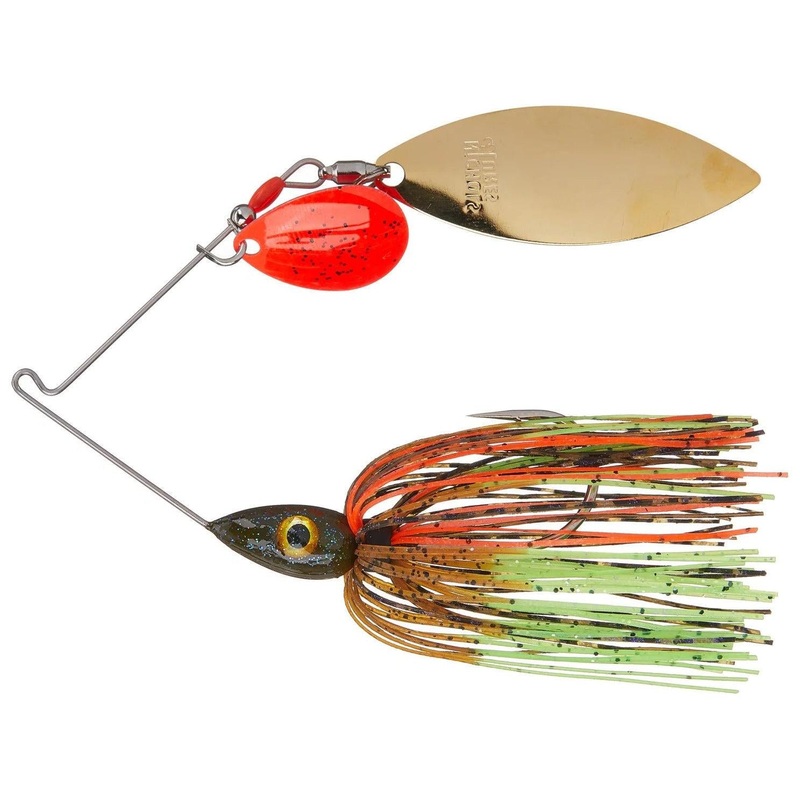 Nichols Pulsator Spinnerbait Kicker Series Colorado Willow Bluegill Red 3/8 oz
