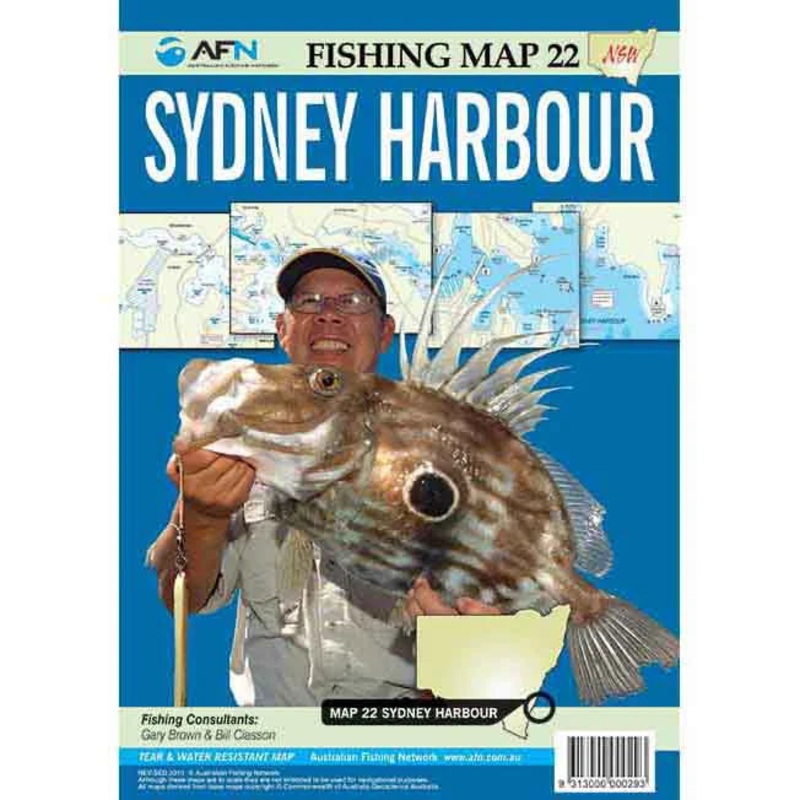 Sydney Harbour Fishing Map