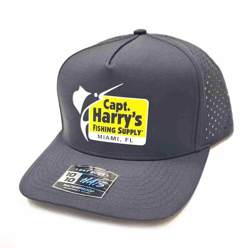 Capt. Harry’s Black Performance 5 Panel Hat