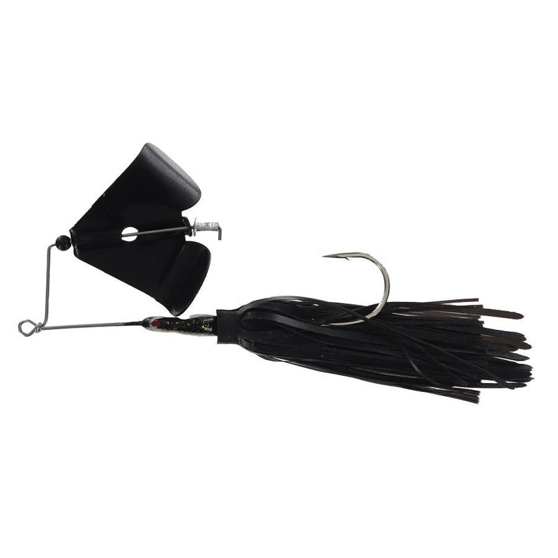 Crock O Gator Head Knocker Buzzbait Black Black 1/4oz