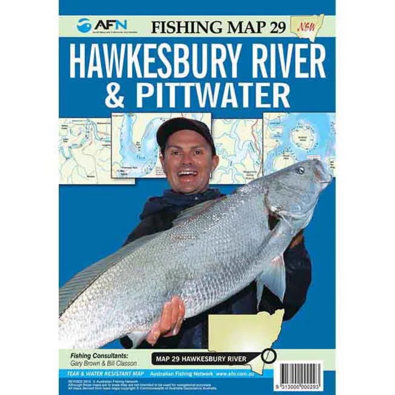 Hawkesbury River and Pittwater Fishing Map