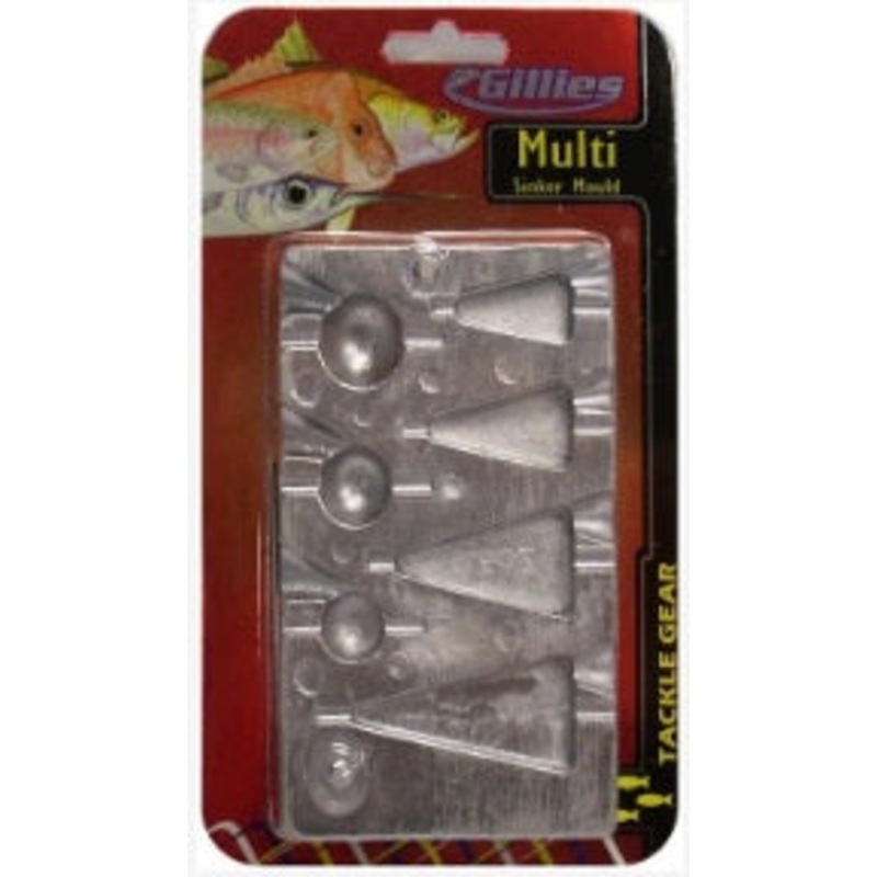 Gillies Assorted Sinker Mould Combo