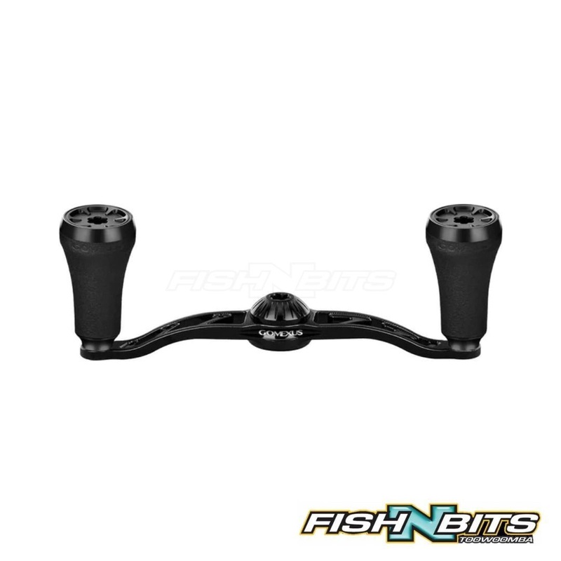 Gomexus – Baitcast Handle (Daiwa), (Abu Garcia), Shimano 300-400 size Black/Black 100mm 8x5mm