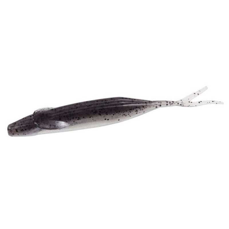 Zoom Winged Fluke Smoke Pepper Clear 5″ 6pk