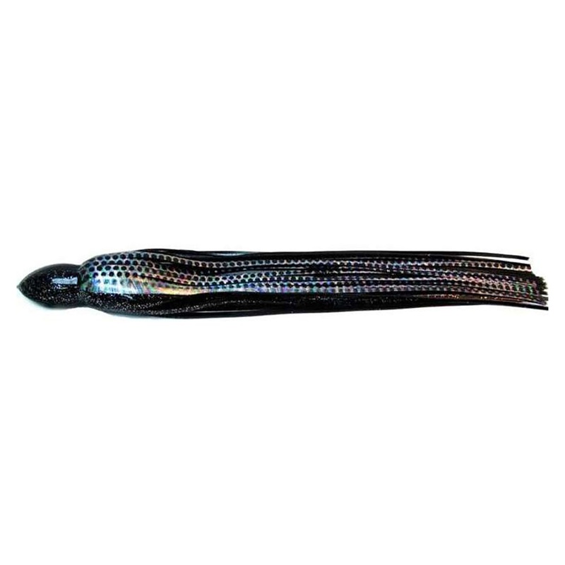 Black Bart S3 9.5″ Lure Replacement Skirts Black Dot