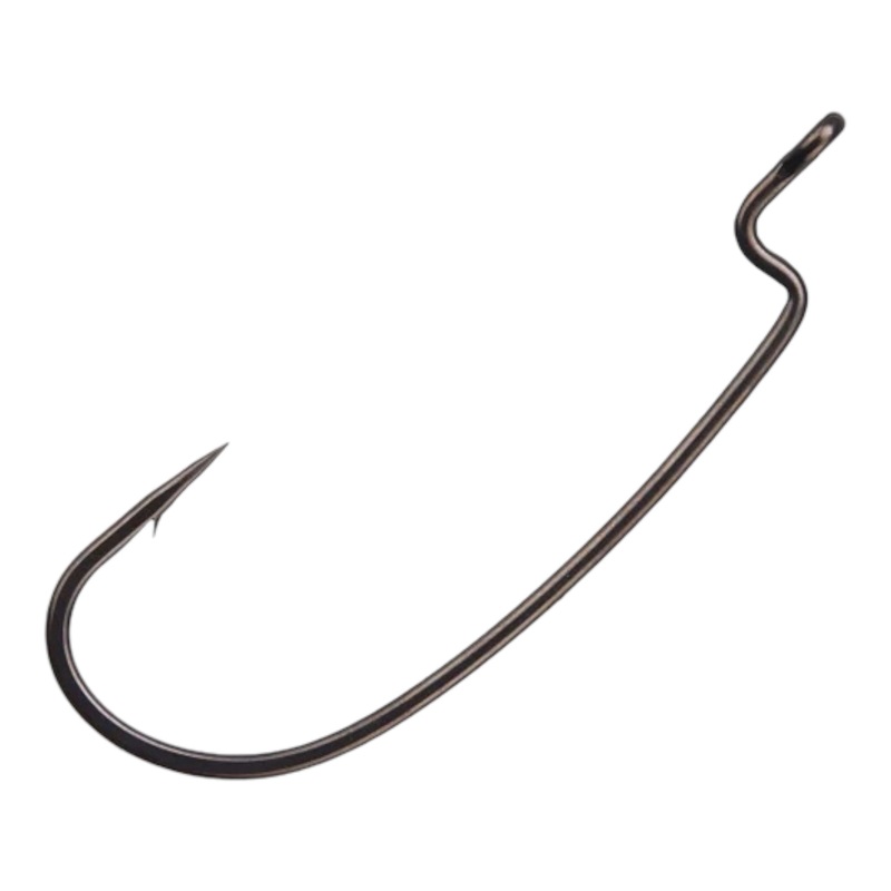 Gamakatsu Nano Alpha Worm 34R “Scat” Hooks 1/0