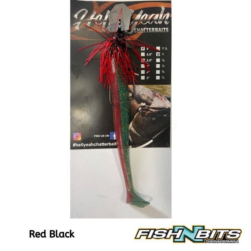 Hell Yeah – Chatterbait 9inch 1 oz Purple Black