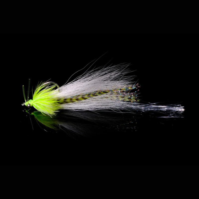 Manic ‘Thing’ Saltwater Fly 4/0 Chartreuse