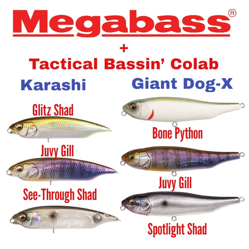 Megabass – Tactical Bassin’ Collaboration Giant Dog-X Bone Python