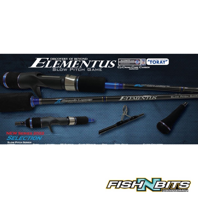 Ocean Legace – Elementus Slow Pitch B631M- 6’3ft PE3 1pc Spiral