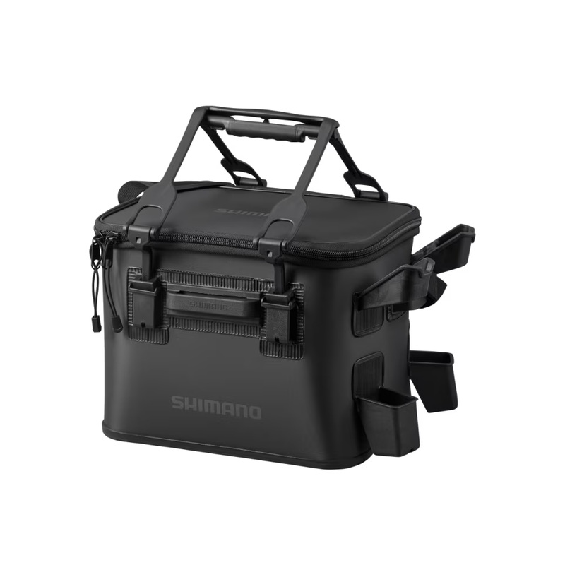 Shimano Tackle Box with Rod holder BK-021W Black / 22L