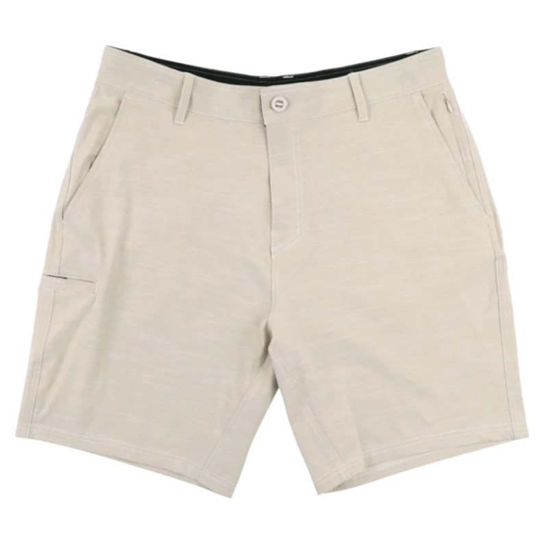 Aftco Men’s 365 Hybrid Chino Shorts Ecru 32