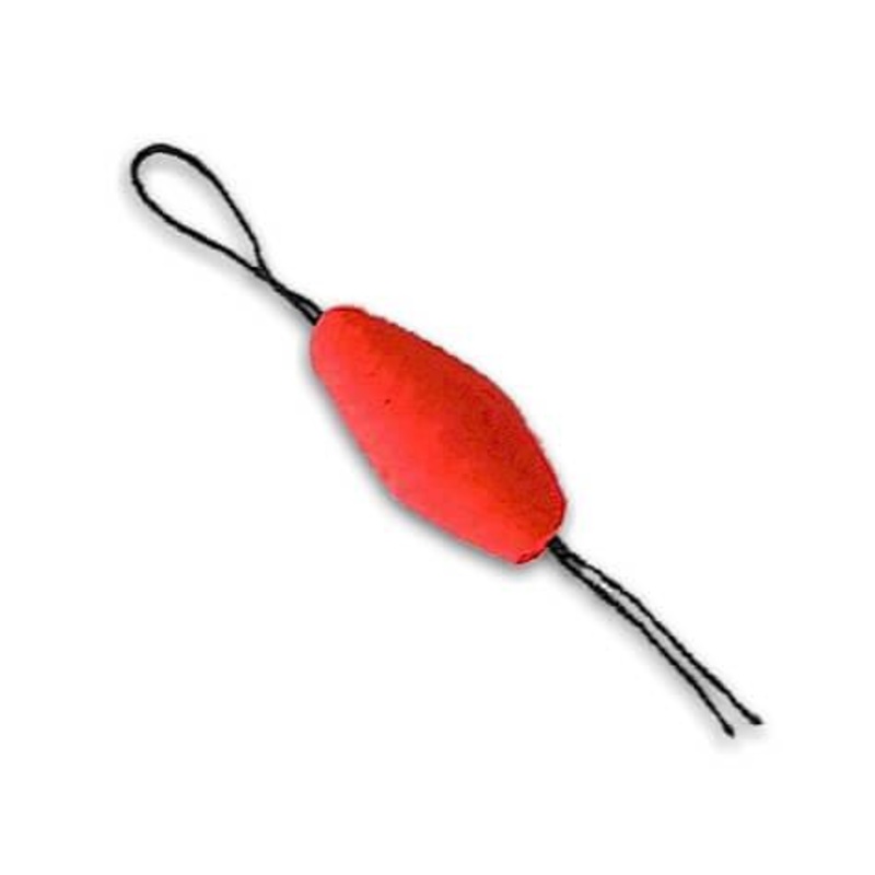 Plastilite Red Cork String Floats Red Cigar NSF000 1″ 01pk