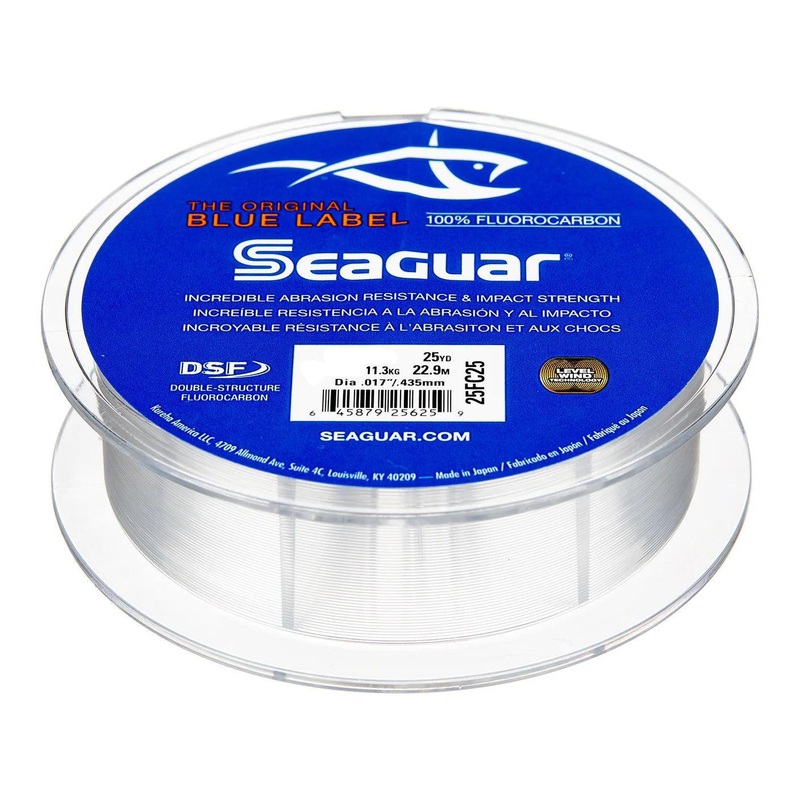 Seaguar Blue Label Fluorocarbon Leader Line 4lb 25yd