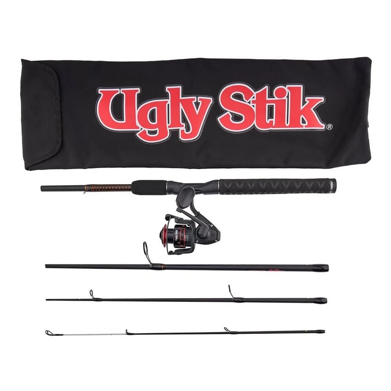 Ugly Stik GX2 Travel Spinning Kit 6’0″ Medium – 4 Piece