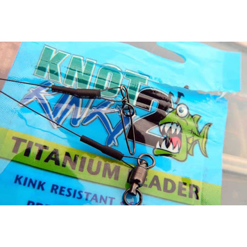 Knot 2 Kinky Titanium Leader 6″ 15lb