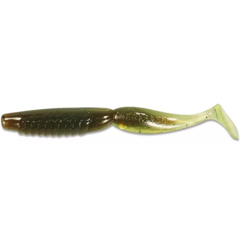 MEGABASS Super Spindle Worm 5 (Original) (12.5 cm) AVOCADO PURPLE CORE